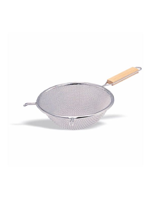 Double Mesh Strainer in Stainless Steel 26 cm