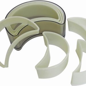 Pastry Cutters Nylon, Half-Moon Plain